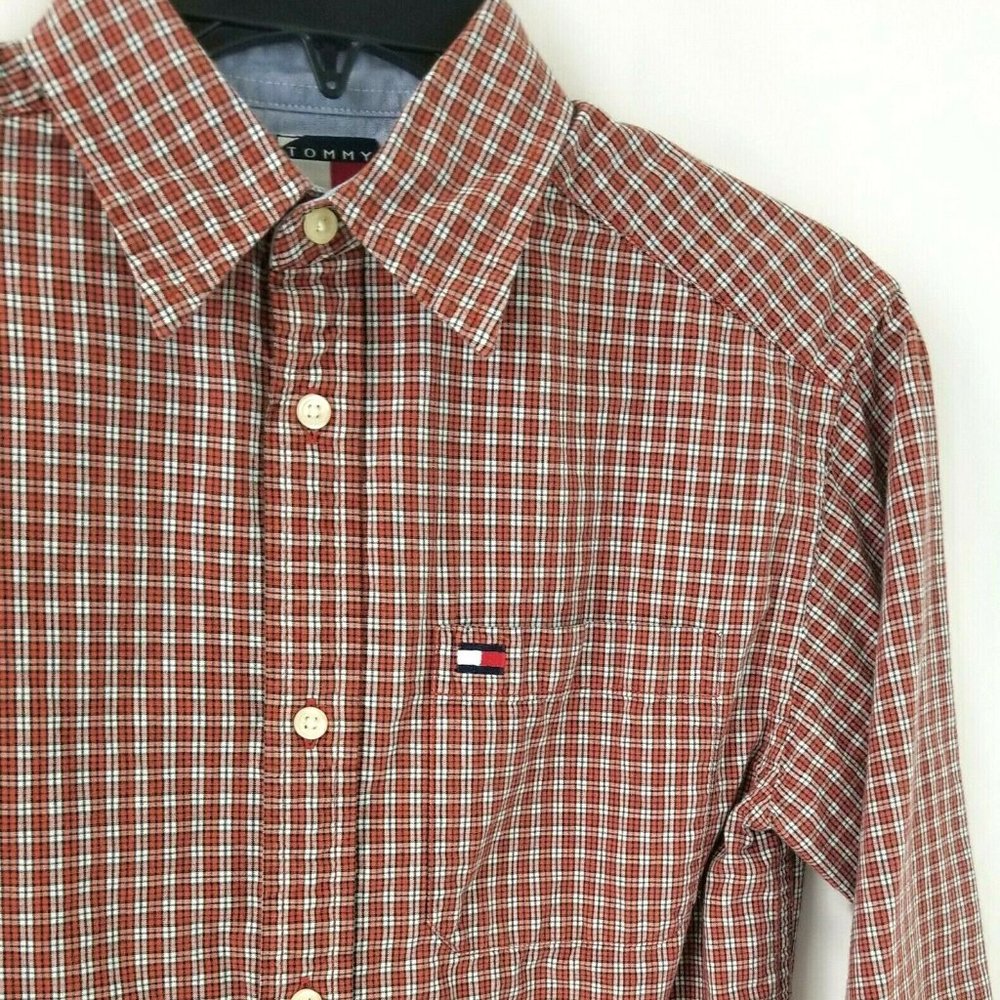 Tommy Hilfiger Sz M Boys Shirt M10 - Picture 2 of 6
